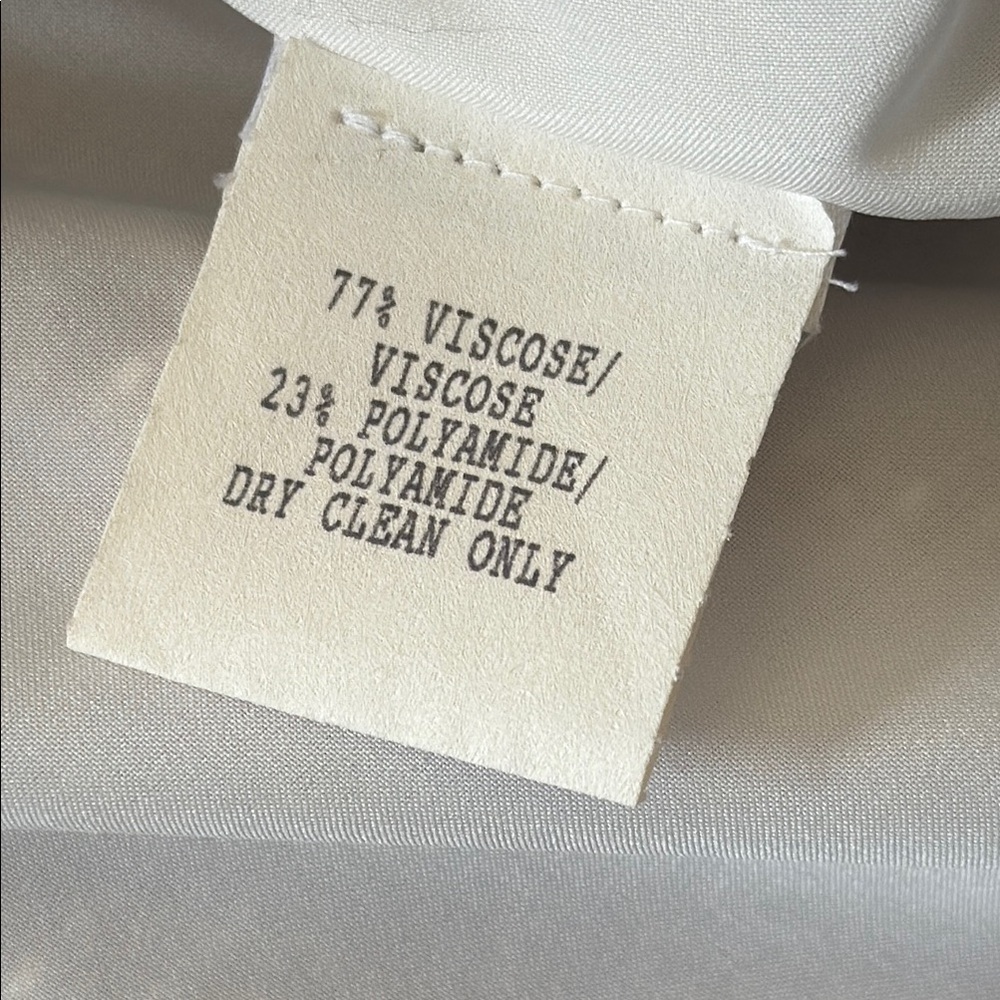 Lafayette 148 sz 4 lavender purple and white blazer jacket shoulder pads VGUC - Picture 10 of 10